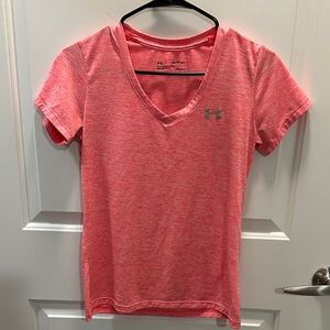 Under Armour Women's Coral V-Neck Tee